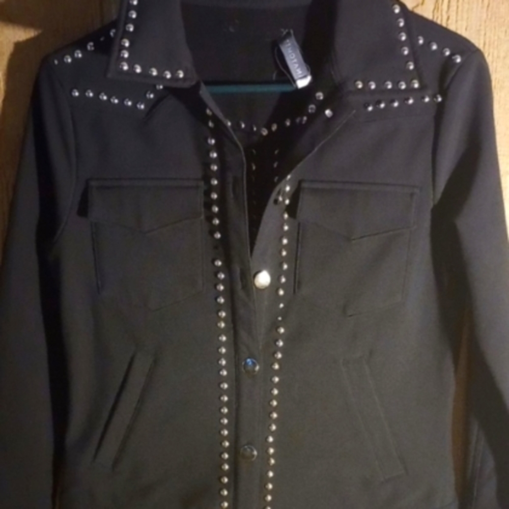 Black beaded anatomie classic formal jacket